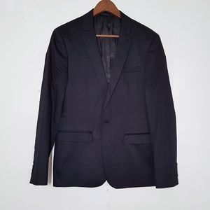 Black blazer suit sports jacket Slim fit